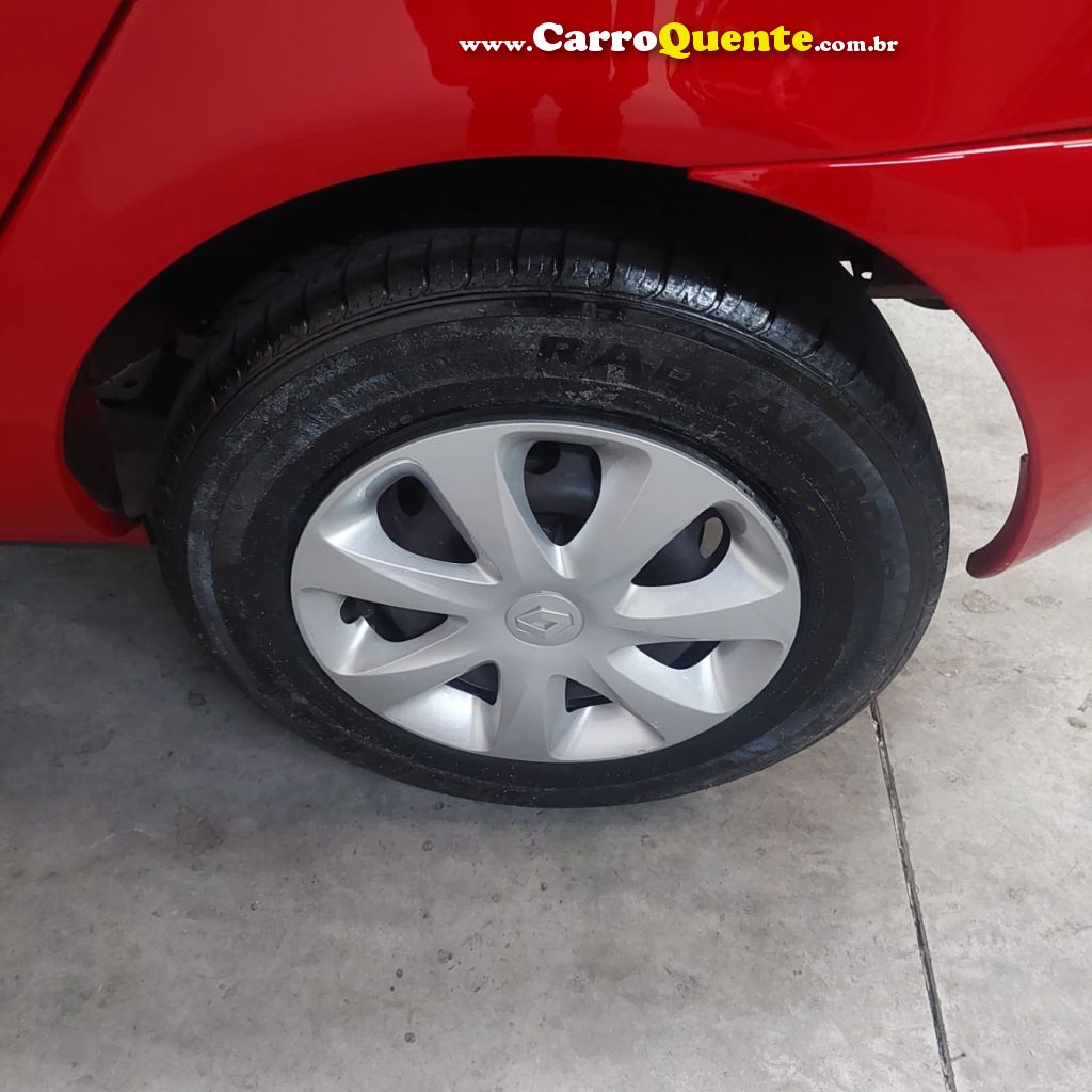 RENAULT   CLIO RNALIZÃ©EXPR.1.0 HI-POWER 16V 5P   VERMELHO 2014 1.0 FLEX - Loja