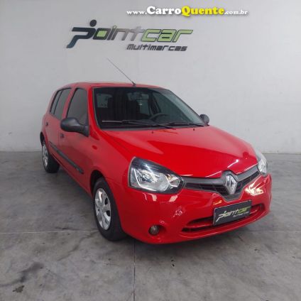 RENAULT   CLIO RNALIZÃ©EXPR.1.0 HI-POWER 16V 5P   VERMELHO 2014 1.0 FLEX