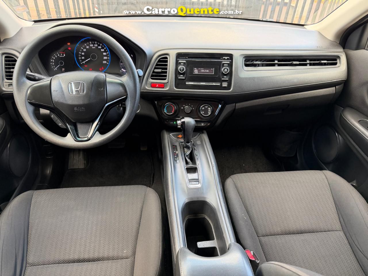 HONDA   HR-V LX 1.8 FLEXONE 16V 5P AUT.   CINZA 2016 1.8 GASOLINA - Loja