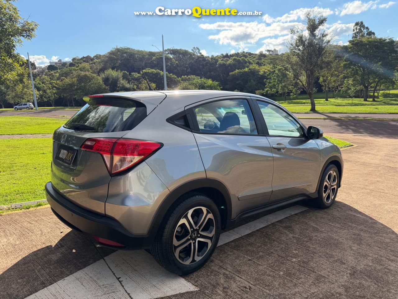 HONDA   HR-V LX 1.8 FLEXONE 16V 5P AUT.   CINZA 2016 1.8 GASOLINA - Loja