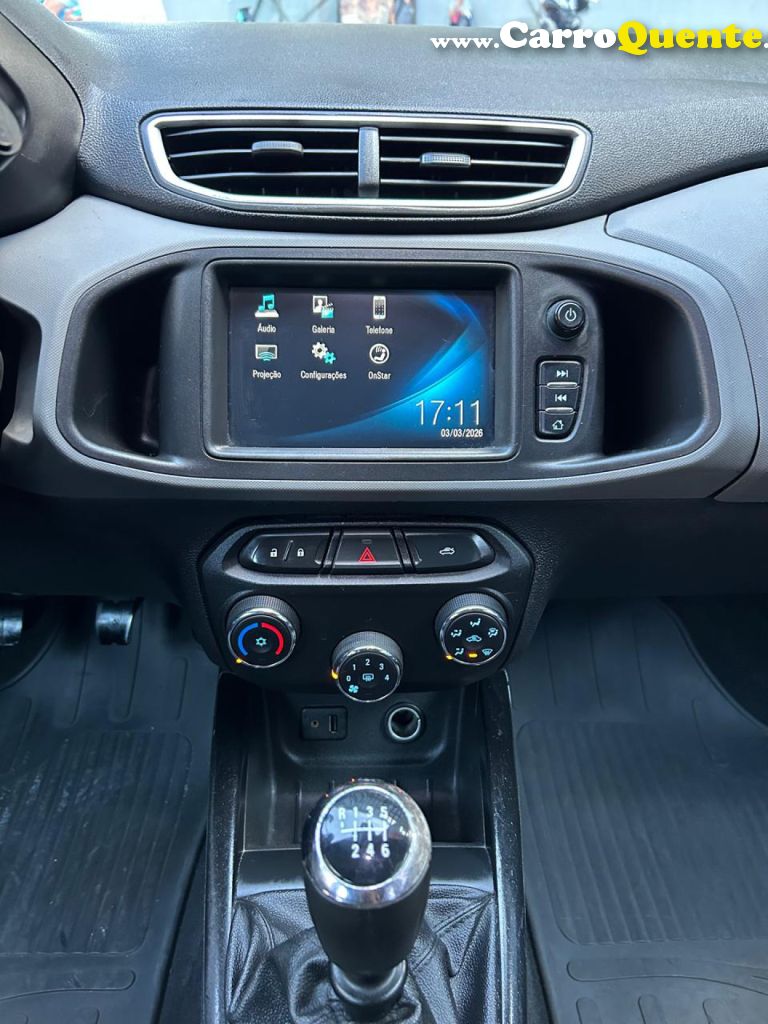 CHEVROLET   ONIX HATCH LT 1.4 8V FLEXPOWER 5P MEC.   PRETO 2018 1.4 FLEX - Loja