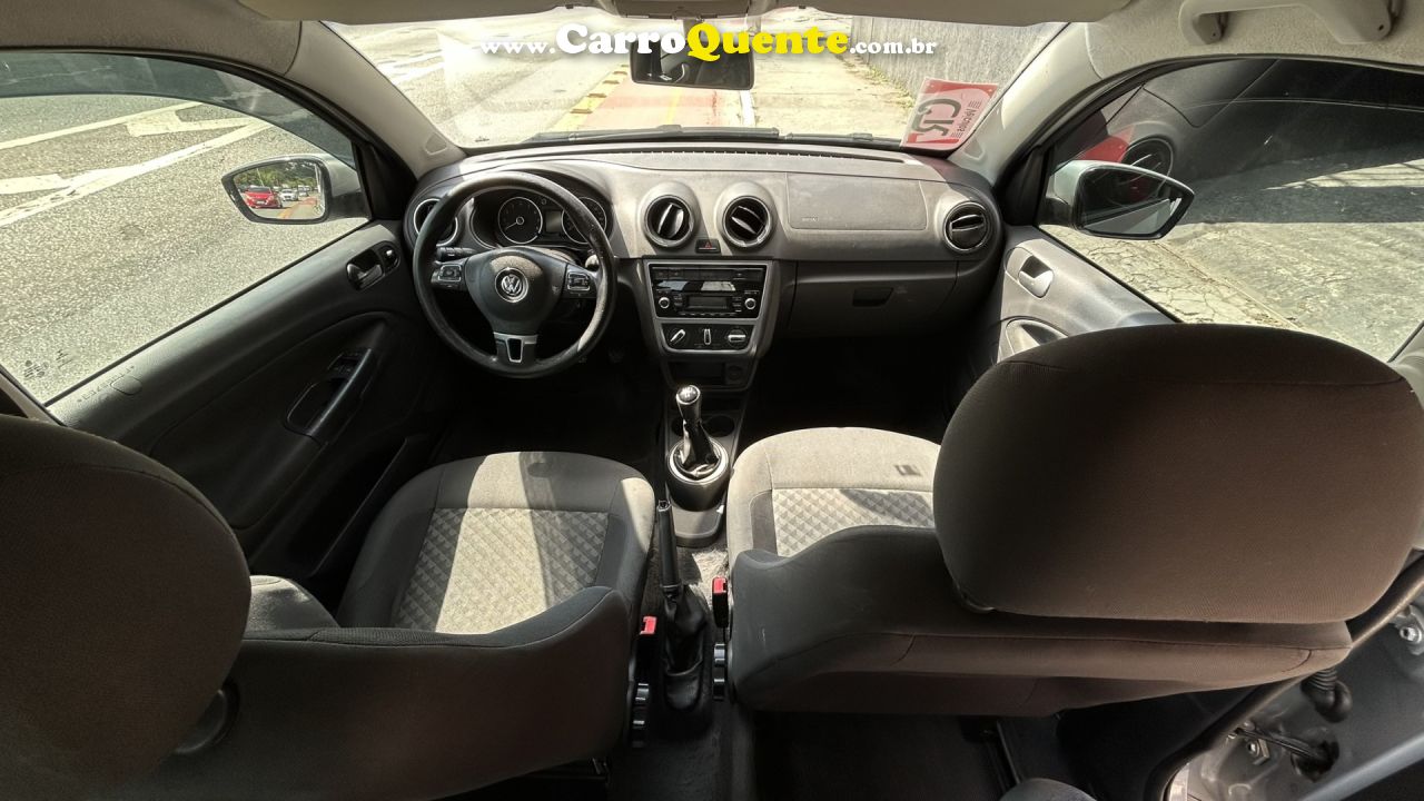 VOLKSWAGEN   VOYAGE COMFORTLINE  1.0 T.FLEX 8V 4P   PRATA 2015 1.0 FLEX - Loja