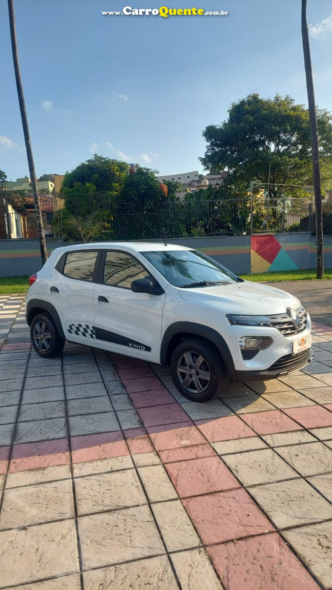 RENAULT   KWID ZEN 1.0 FLEX 12V 5P MEC.   BRANCO 2024 1.0 FLEX - Loja