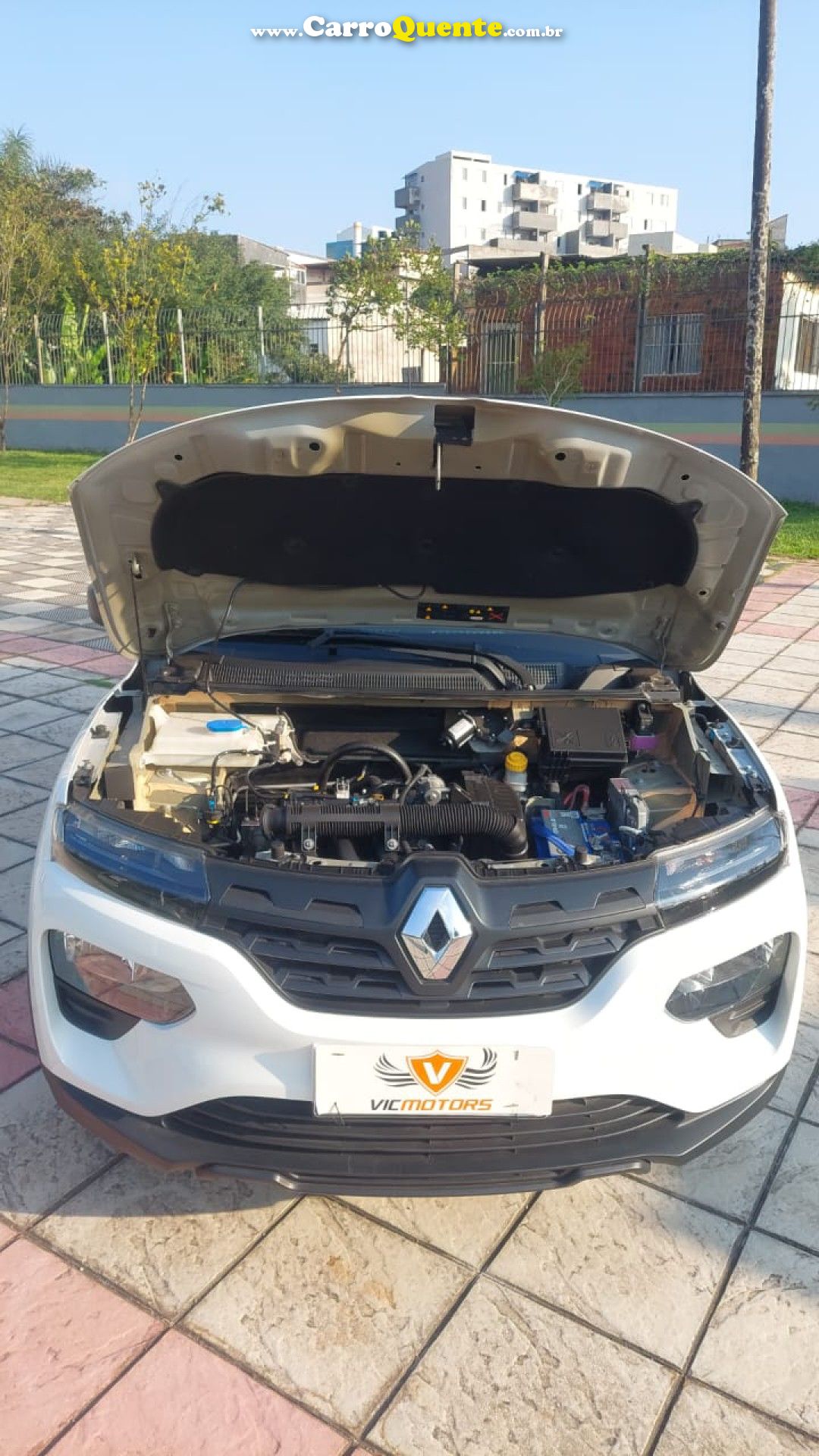 RENAULT   KWID ZEN 1.0 FLEX 12V 5P MEC.   BRANCO 2024 1.0 FLEX - Loja