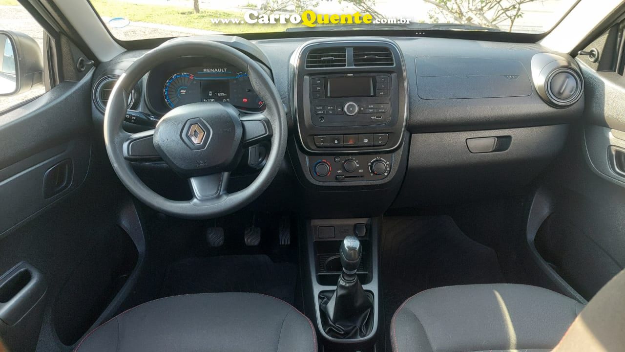 RENAULT   KWID ZEN 1.0 FLEX 12V 5P MEC.   BRANCO 2024 1.0 FLEX - Loja