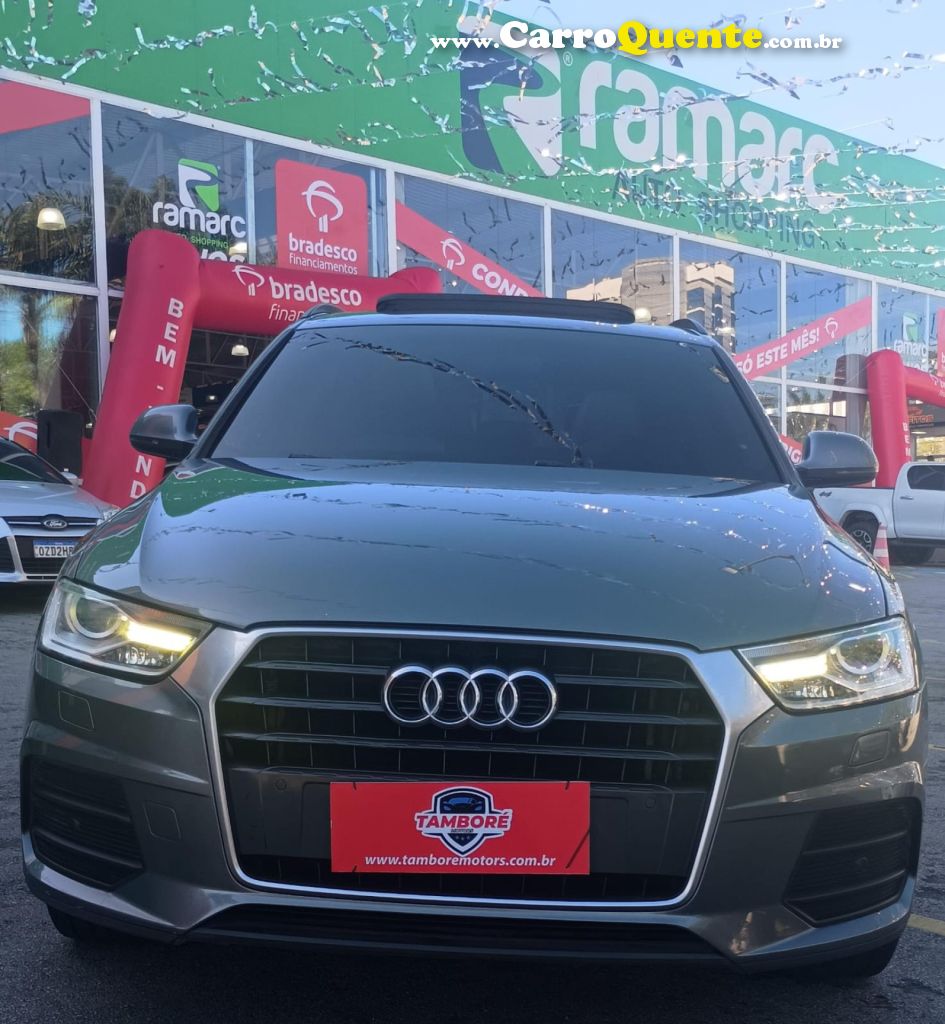 AUDI   Q3 1.4 TFSITFSI FLEX S-TRONIC 5P   CINZA 2017 1.4 FLEX - Loja
