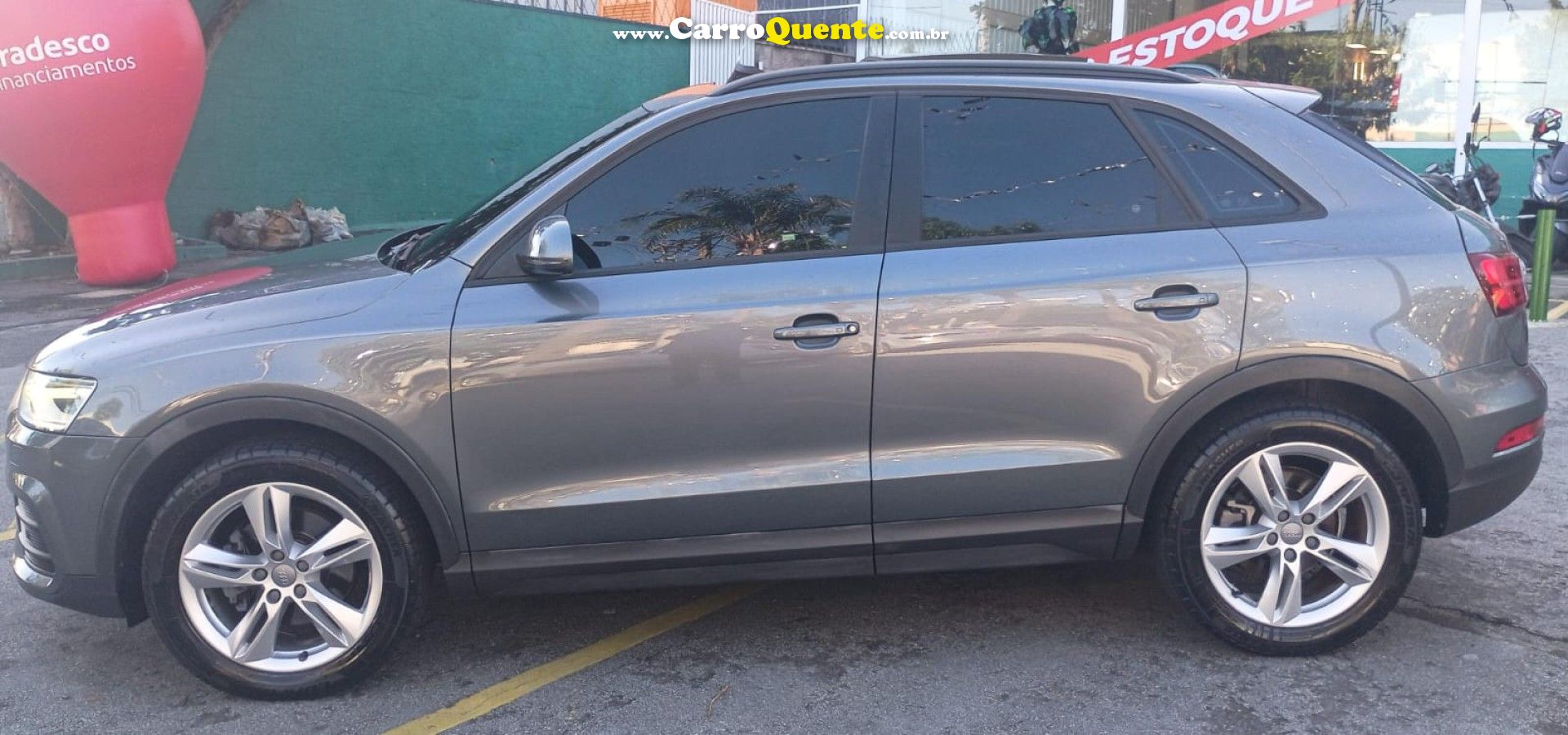 AUDI   Q3 1.4 TFSITFSI FLEX S-TRONIC 5P   CINZA 2017 1.4 FLEX - Loja