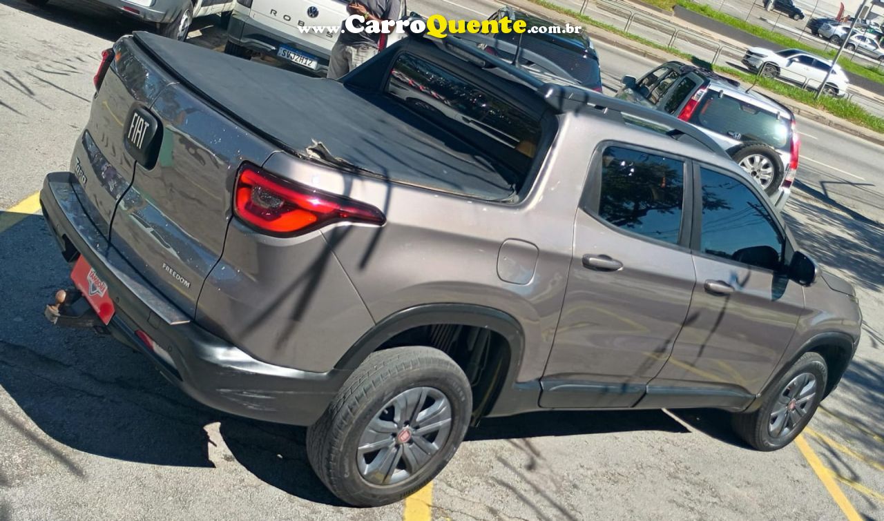 FIAT   TORO FREEDOM 1.8 16V FLEX AUT.   CINZA 2020 1.8 FLEX - Loja