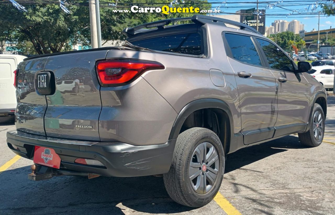 FIAT   TORO FREEDOM 1.8 16V FLEX AUT.   CINZA 2020 1.8 FLEX - Loja