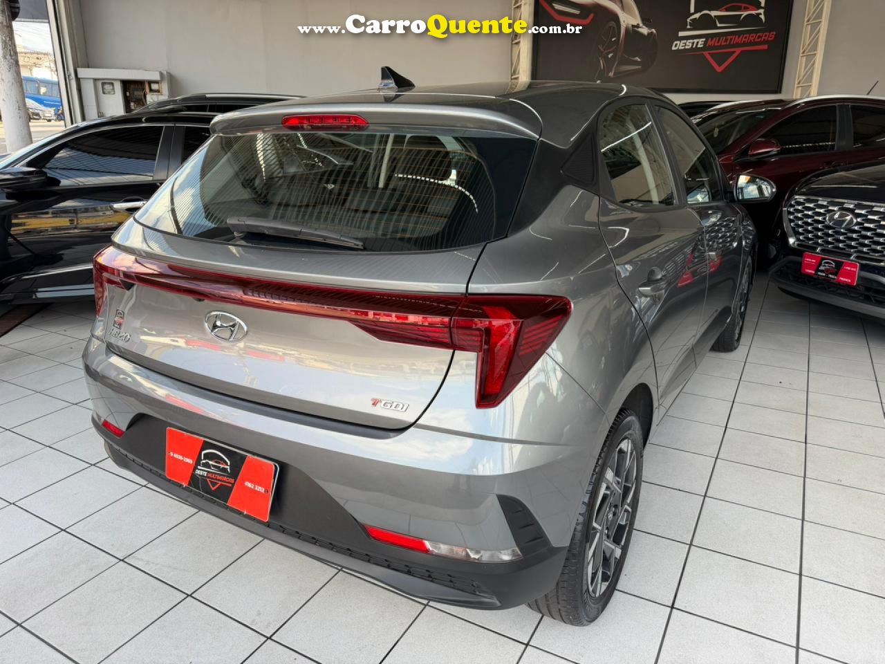 HYUNDAI   HB20 COMFORT 1.0 TB FLEX 12V AUT   CINZA 2024 1.0 FLEX - Loja
