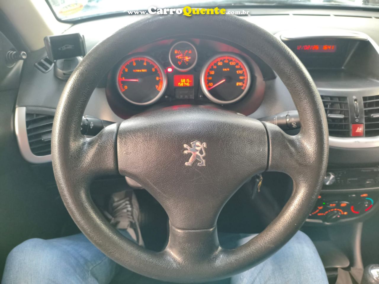 PEUGEOT   207 XR 1.4 FLEX 8V 5P   PRATA 2011 1.4 FLEX - Loja