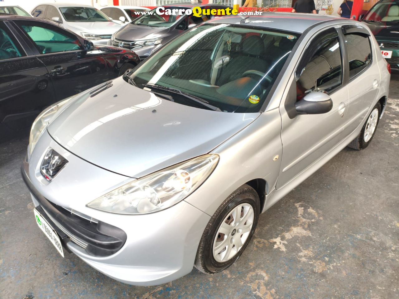 PEUGEOT   207 XR 1.4 FLEX 8V 5P   PRATA 2011 1.4 FLEX - Loja