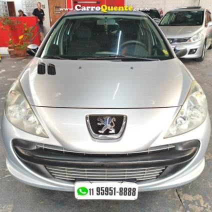 PEUGEOT   207 XR 1.4 FLEX 8V 5P   PRATA 2011 1.4 FLEX