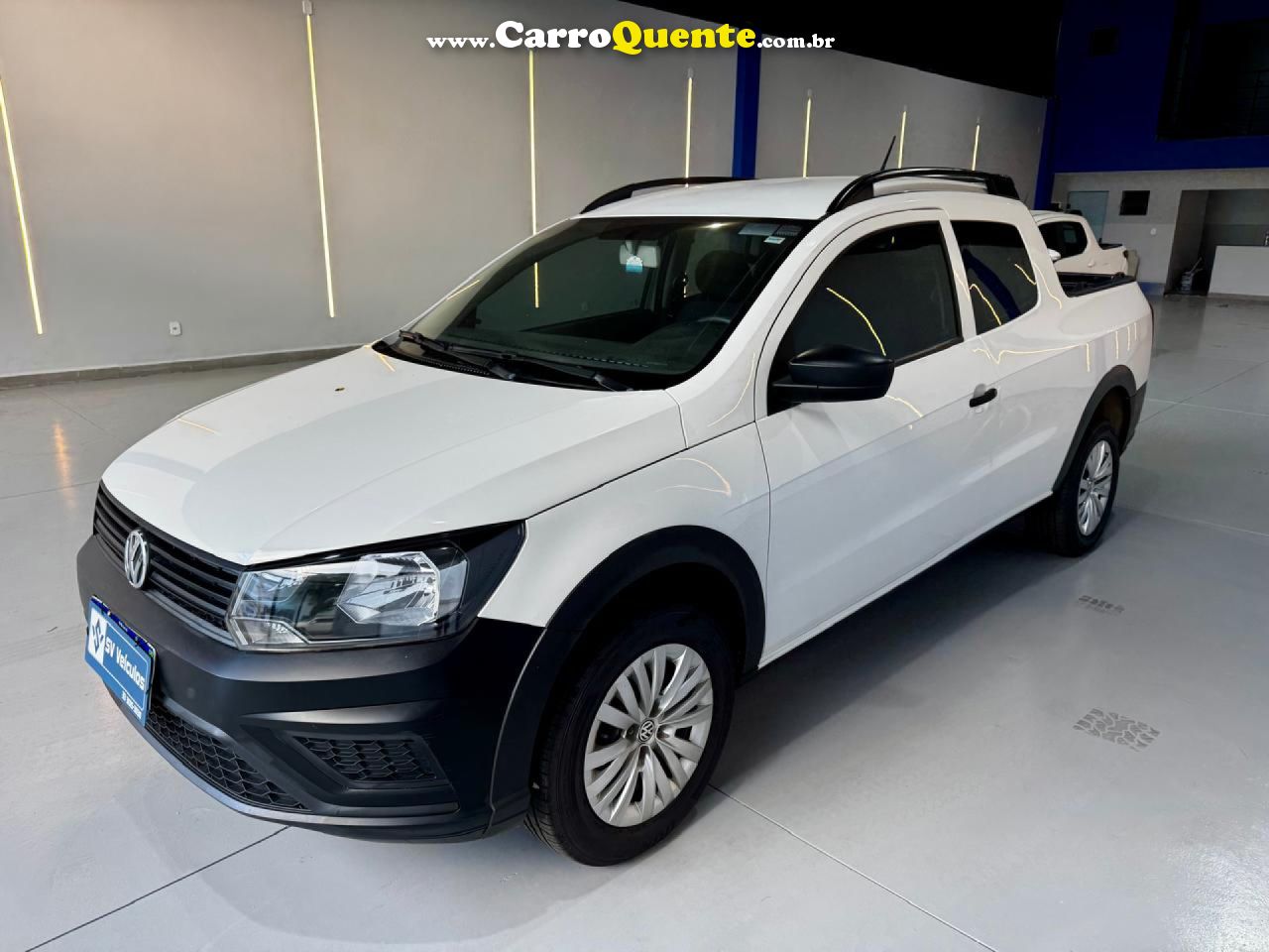 VOLKSWAGEN   SAVEIRO CABINE DUPLA RB   BRANCO 2023 1.6 FLEX - Loja