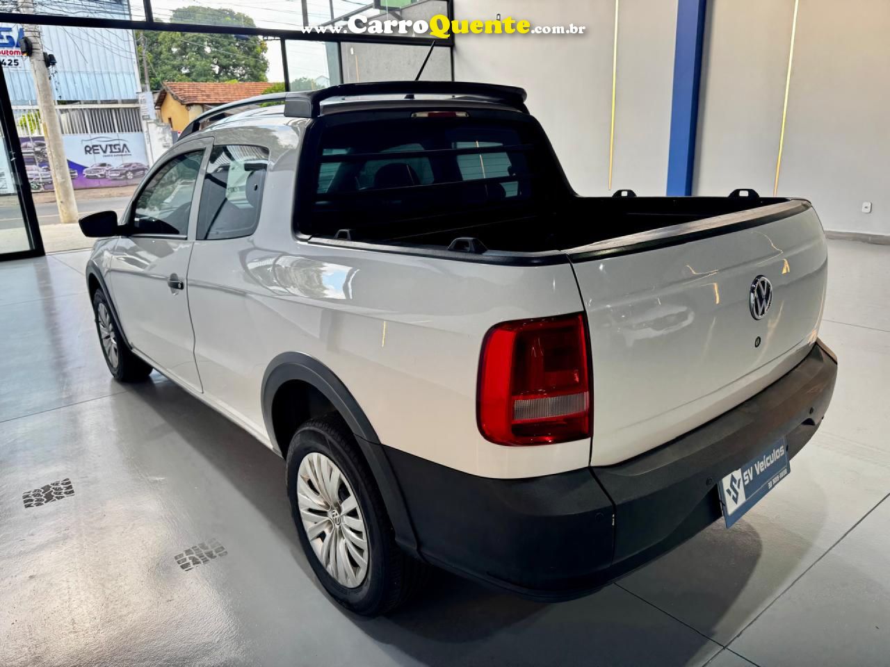 VOLKSWAGEN   SAVEIRO CABINE DUPLA RB   BRANCO 2023 1.6 FLEX - Loja