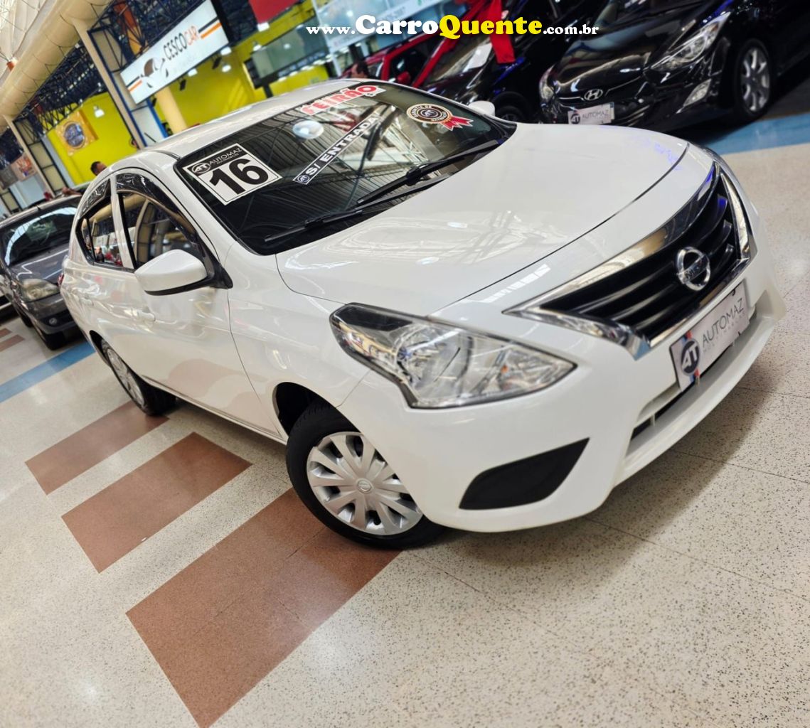 NISSAN VERSA 1.0 12V S 2016 - Loja