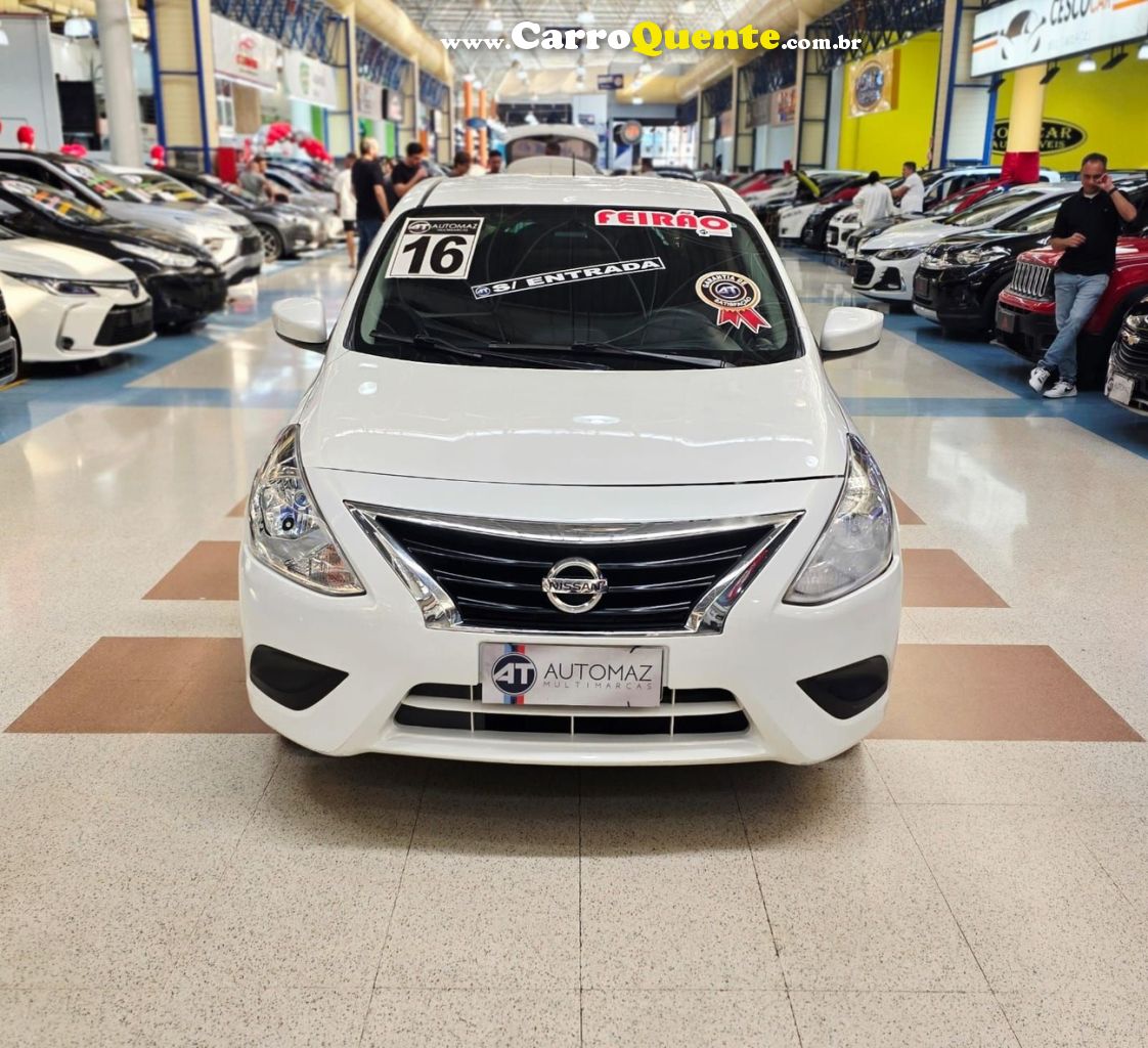 NISSAN VERSA 1.0 12V S 2016 - Loja