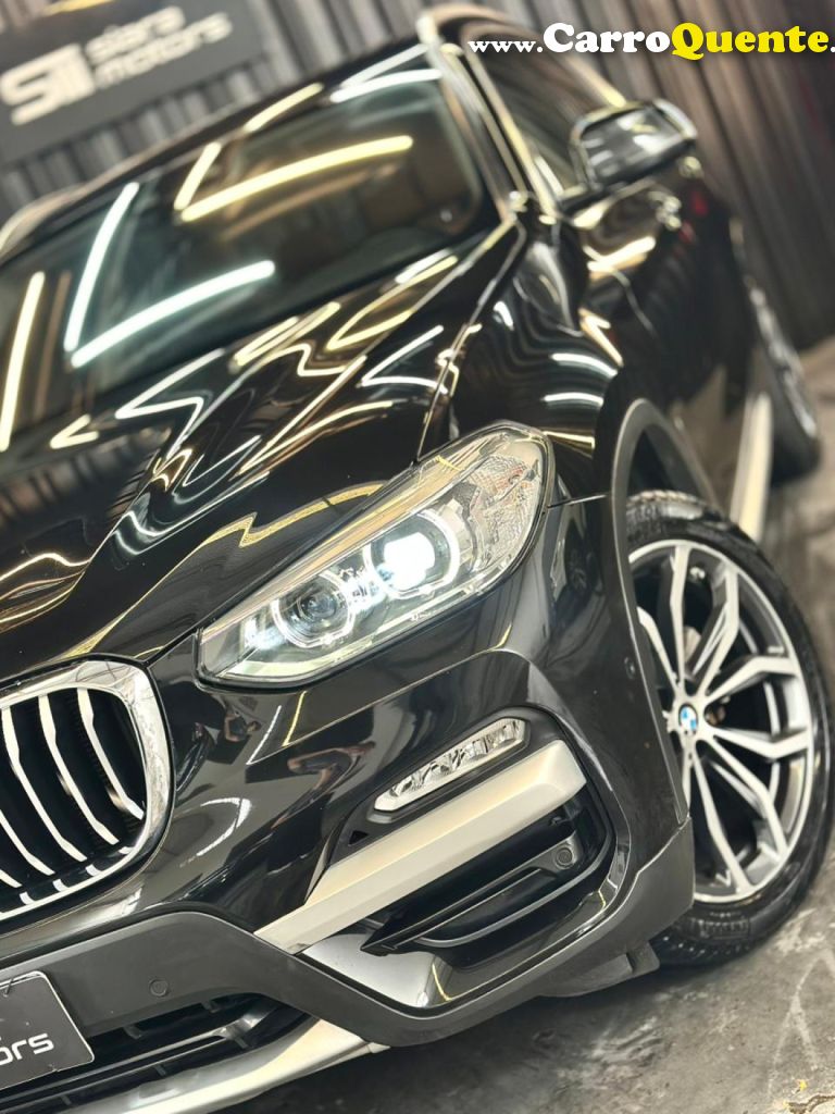 BMW   X3 XDRIVE 30I X-LINE 2.0 TURBO 252CV AUT   PRETO 2019 2.0 GASOLINA - Loja