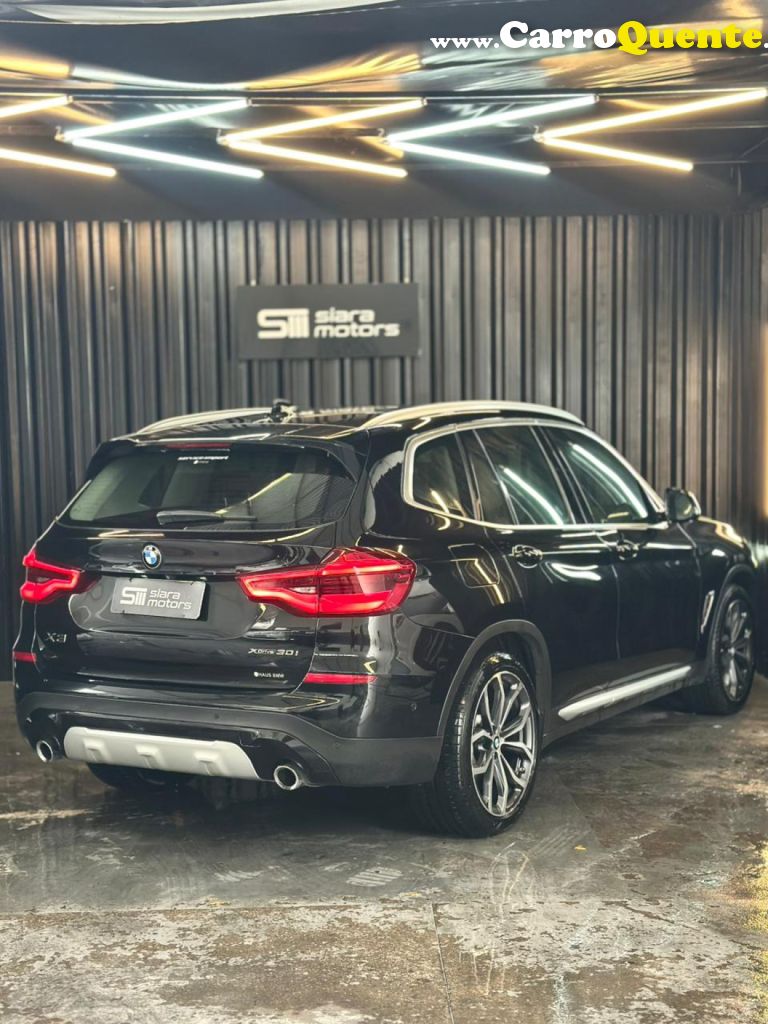 BMW   X3 XDRIVE 30I X-LINE 2.0 TURBO 252CV AUT   PRETO 2019 2.0 GASOLINA - Loja