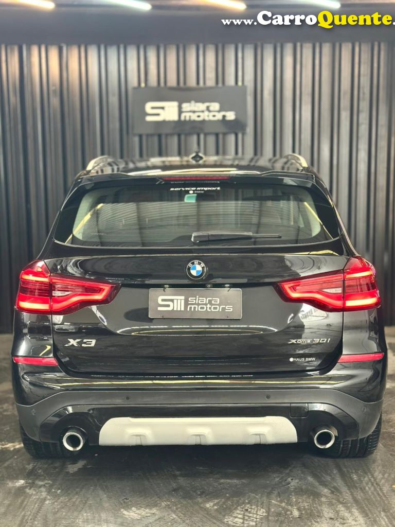 BMW   X3 XDRIVE 30I X-LINE 2.0 TURBO 252CV AUT   PRETO 2019 2.0 GASOLINA - Loja