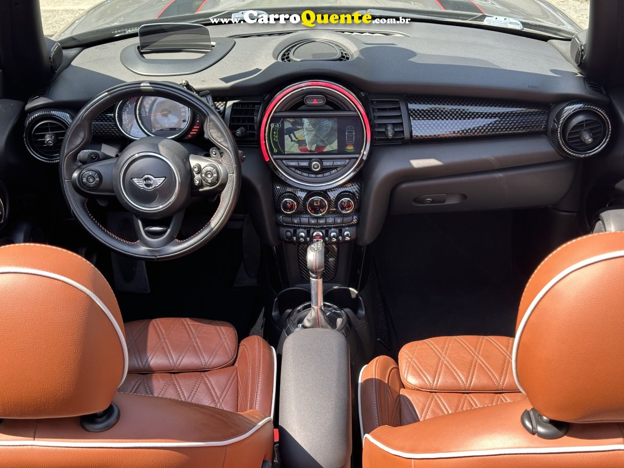 MINI   COOPER CABRIO S 2.0 16V AUT.   CINZA 2018 2.0 GASOLINA - Loja
