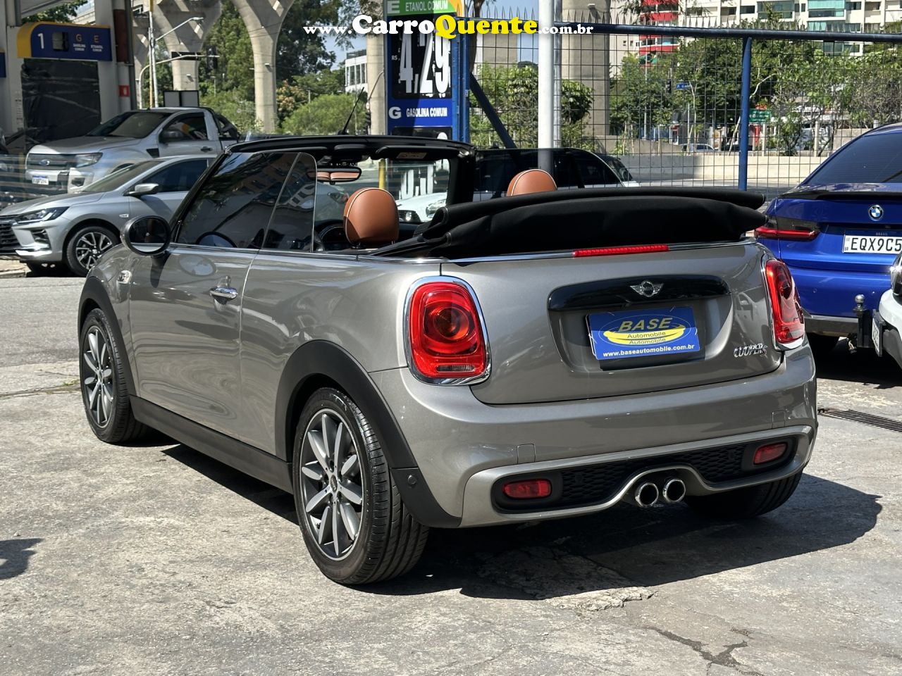 MINI   COOPER CABRIO S 2.0 16V AUT.   CINZA 2018 2.0 GASOLINA - Loja
