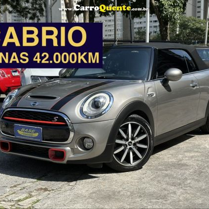 MINI   COOPER CABRIO S 2.0 16V AUT.   CINZA 2018 2.0 GASOLINA
