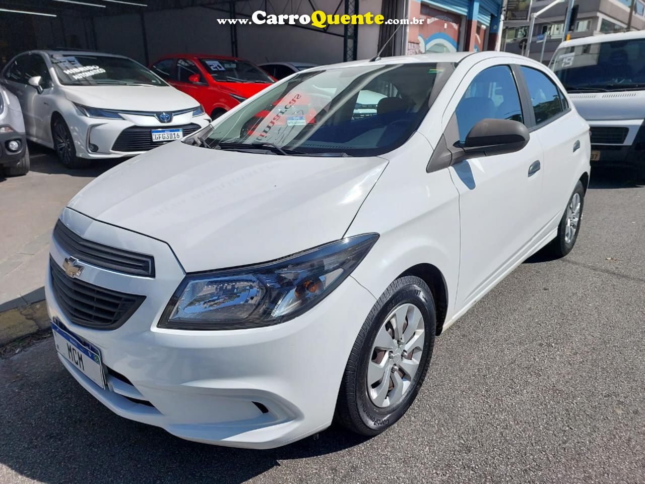 CHEVROLET   ONIX HATCH JOY 1.0 8V FLEX 5P MEC.   BRANCO 2019 1.0 FLEX - Loja
