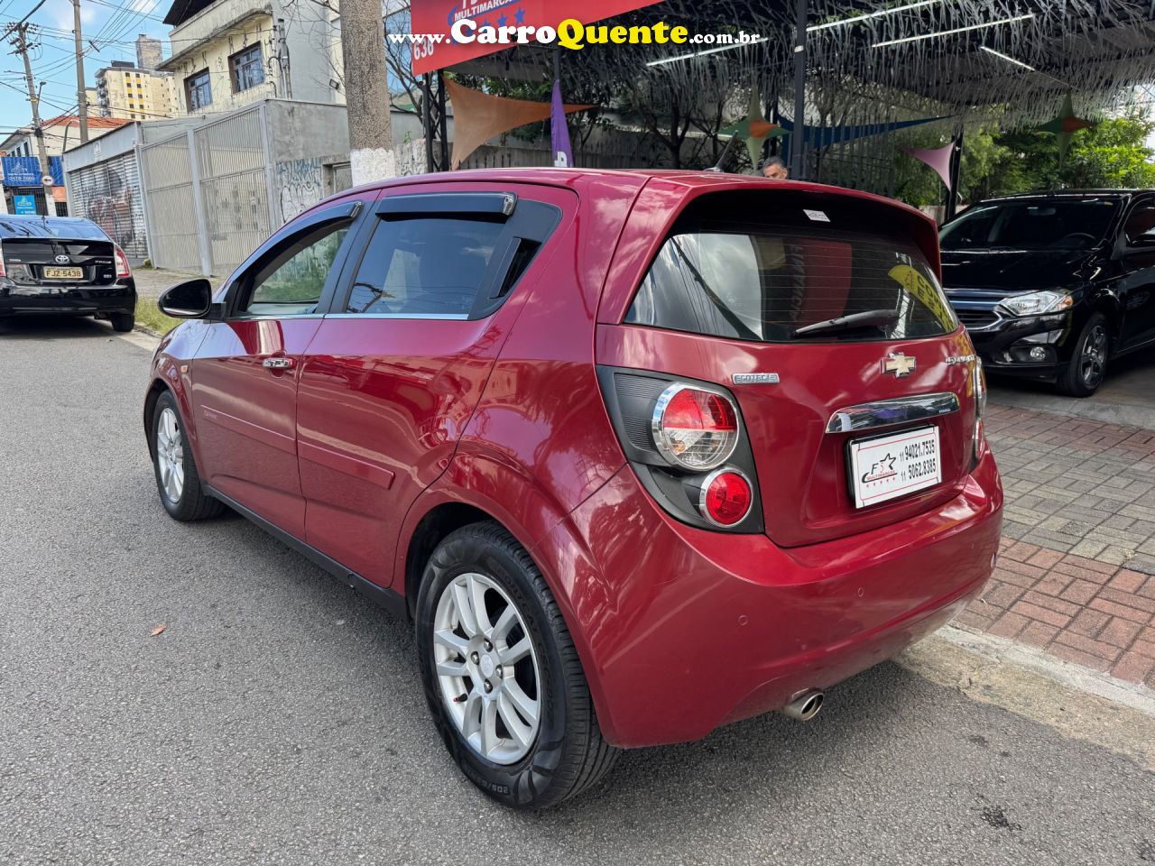 CHEVROLET   SONIC HB LTZ 1.6 16V FLEXPOWER 5P AUT.   VERMELHO 2014 1.6 FLEX - Loja