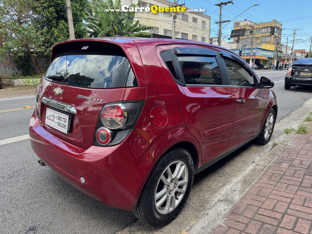 CHEVROLET   SONIC HB LTZ 1.6 16V FLEXPOWER 5P AUT.   VERMELHO 2014 1.6 FLEX - Loja