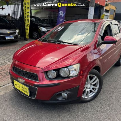CHEVROLET   SONIC HB LTZ 1.6 16V FLEXPOWER 5P AUT.   VERMELHO 2014 1.6 FLEX