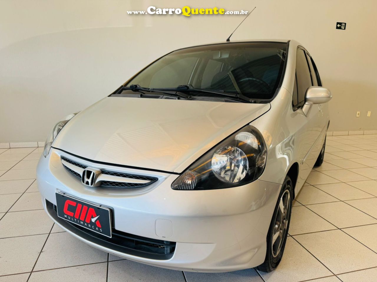 HONDA   FIT LX 1.4 1.4 FLEX 8V16V 5P MEC.   PRATA 2008 1.4 FLEX - Loja