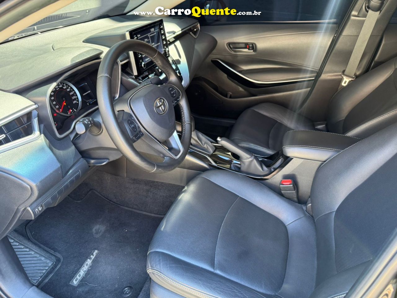 TOYOTA   COROLLA XEI 2.0 FLEX 16V AUT.   PRETO 2021 2.0 FLEX - Loja