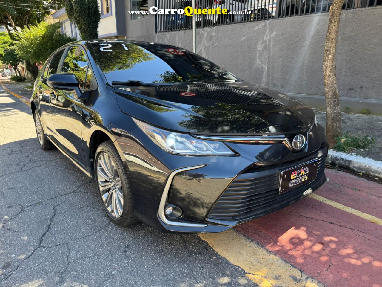 TOYOTA   COROLLA XEI 2.0 FLEX 16V AUT.   PRETO 2021 2.0 FLEX - Loja