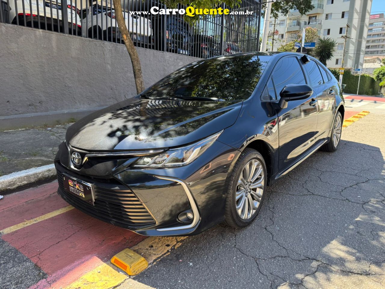 TOYOTA   COROLLA XEI 2.0 FLEX 16V AUT.   PRETO 2021 2.0 FLEX - Loja