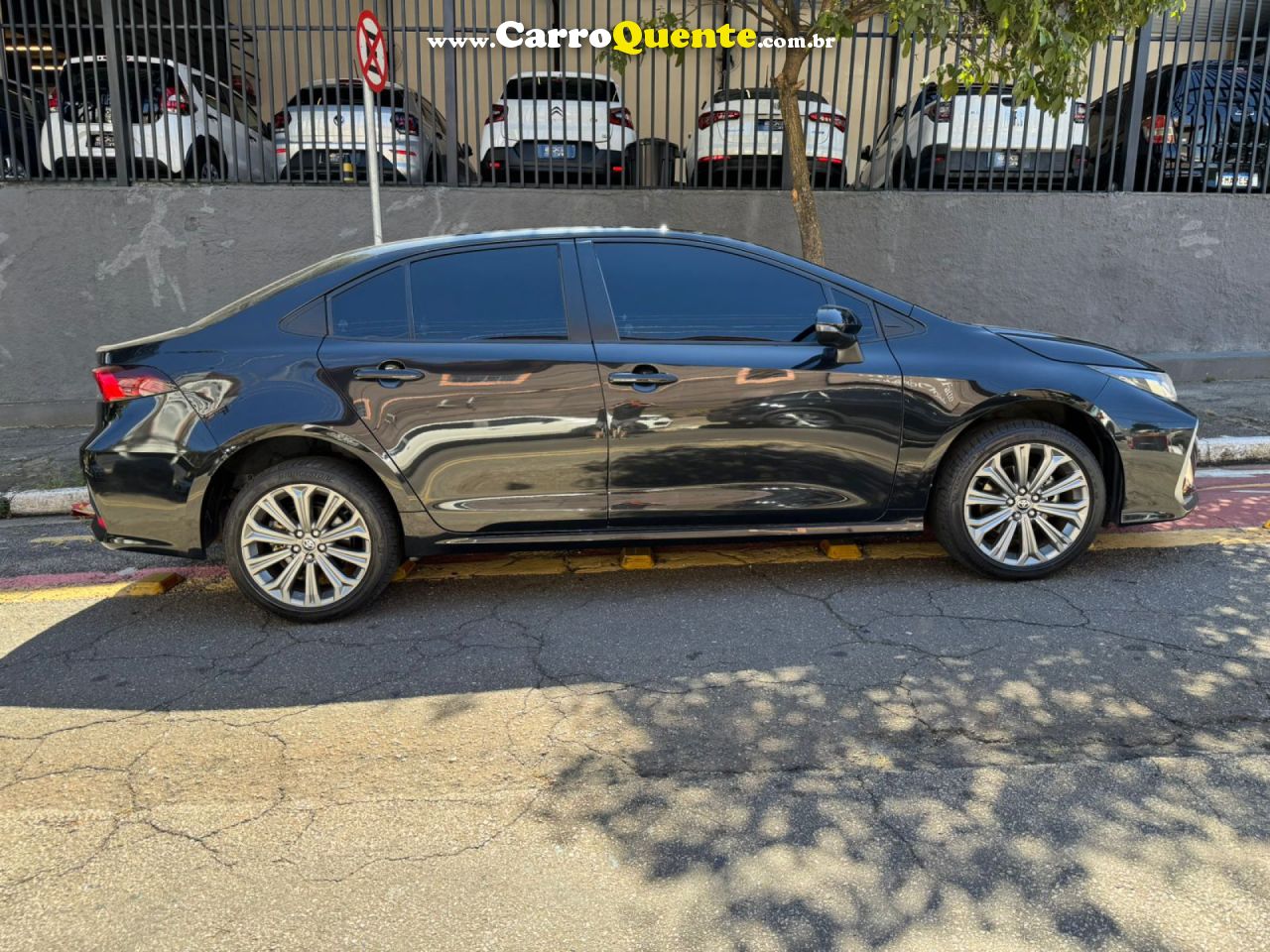 TOYOTA   COROLLA XEI 2.0 FLEX 16V AUT.   PRETO 2021 2.0 FLEX - Loja