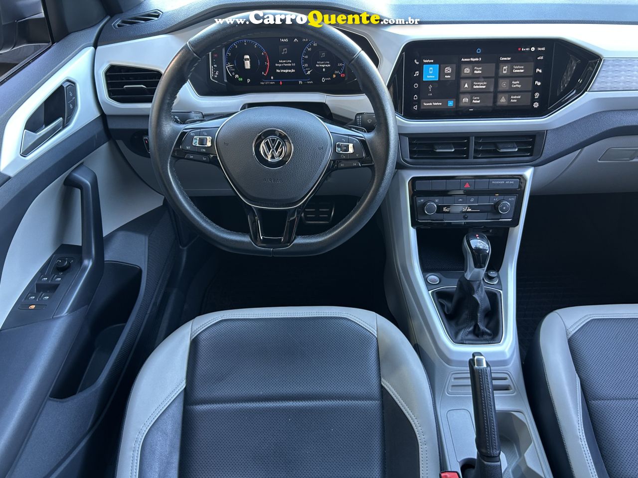 VOLKSWAGEN   T-CROSS HIGHLINE 1.4 TSI FLEX 16V 5P AUT   CINZA 2021 1.4 FLEX - Loja