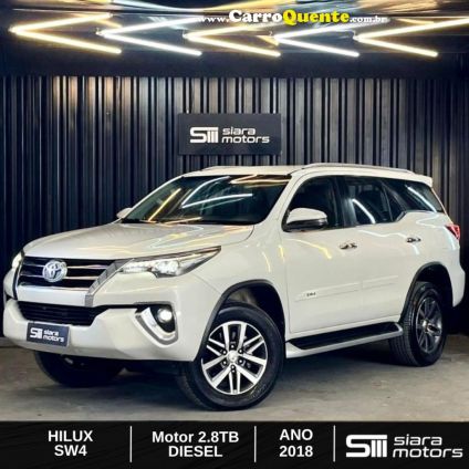 TOYOTA   HILUX SW4 SRX 4X4 2.8 TDI 16V DIES. AUT.   BRANCO 2019 2.8 DIESEL