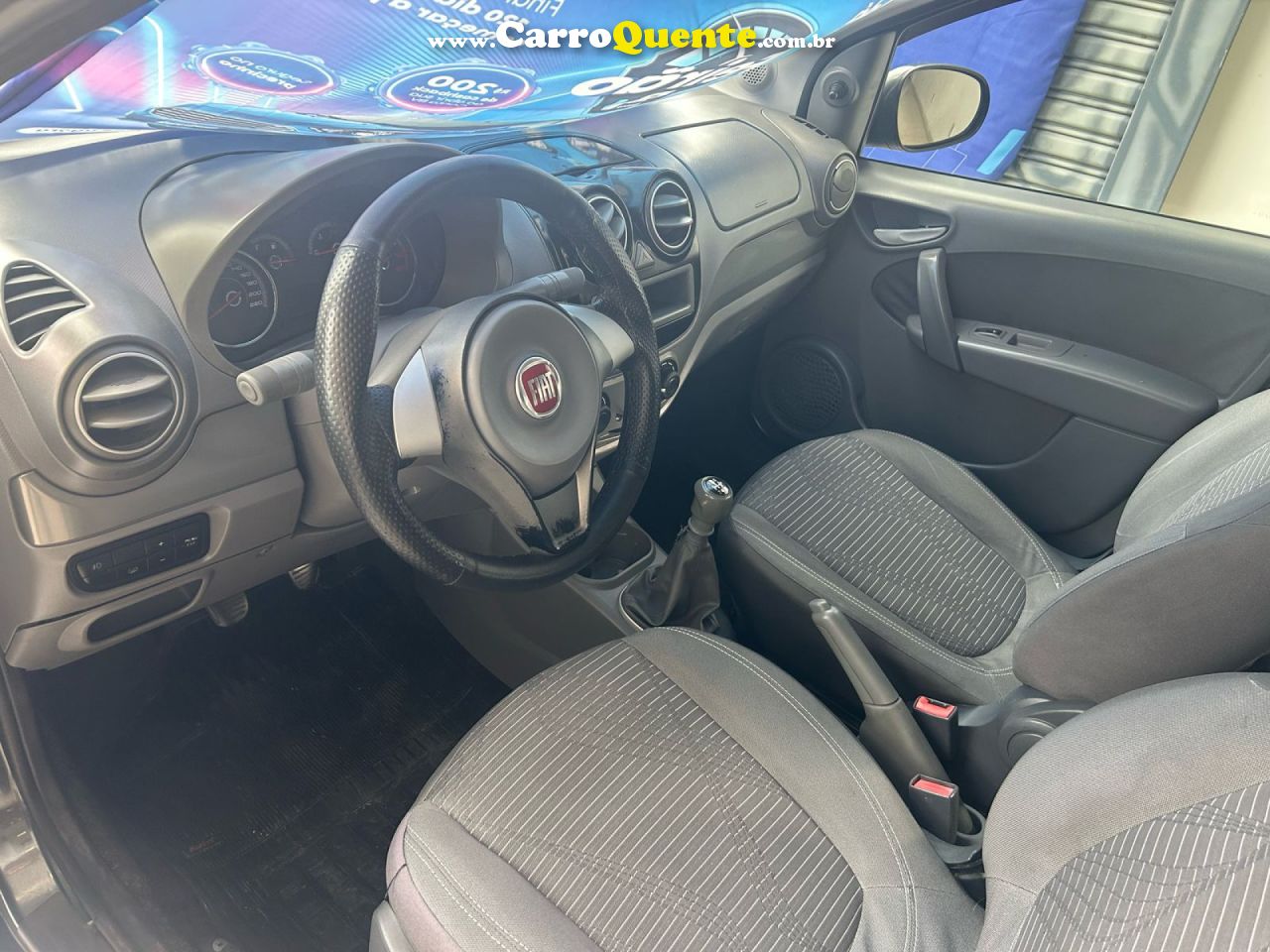 FIAT   PALIO ATTRACTIVE 1.0 EVO FIRE FLEX 8V 5P   CINZA 2013 1.0 FLEX - Loja
