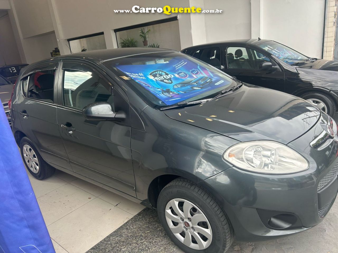 FIAT   PALIO ATTRACTIVE 1.0 EVO FIRE FLEX 8V 5P   CINZA 2013 1.0 FLEX - Loja