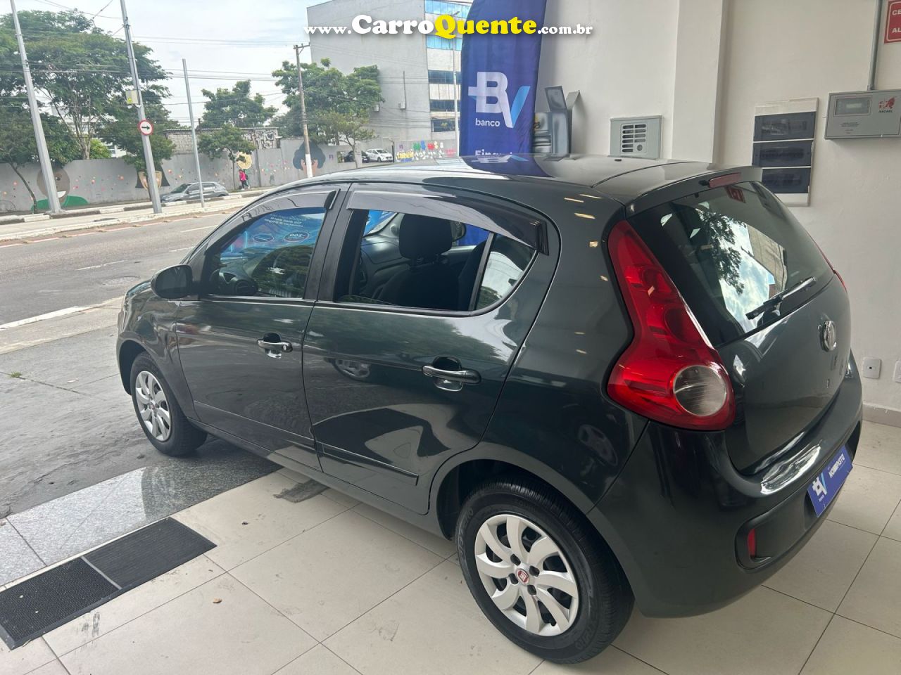FIAT   PALIO ATTRACTIVE 1.0 EVO FIRE FLEX 8V 5P   CINZA 2013 1.0 FLEX - Loja
