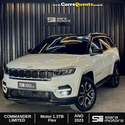 JEEP   COMMANDER LIMITED T270 1.3 TB FLEX AUT.   BRANCO 2023 1.3 FLEX