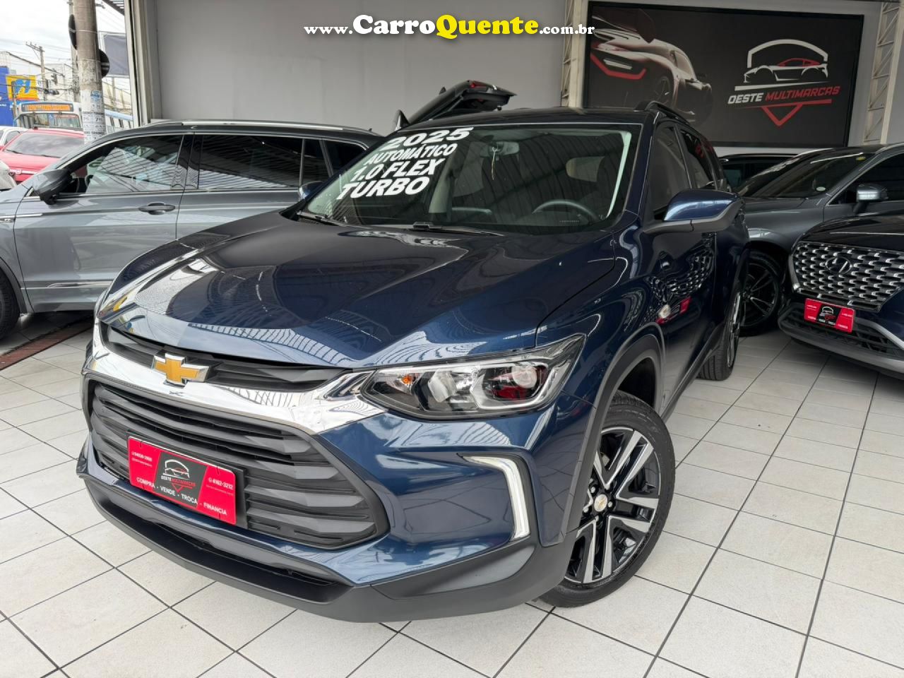 CHEVROLET   TRACKER LT 1.0 TURBO 12V FLEX AUT.   AZUL 2025 1.0 FLEX - Loja