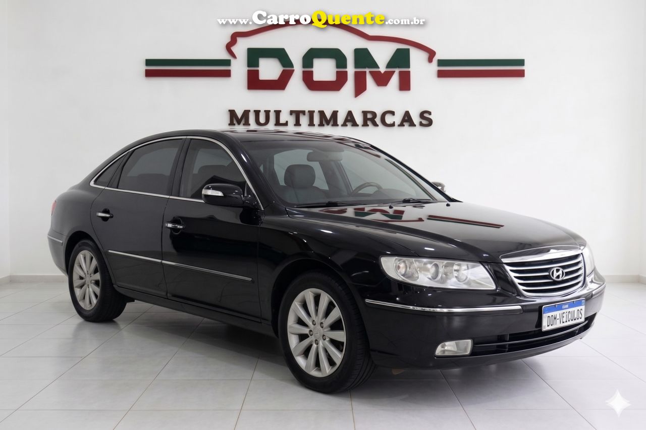 HYUNDAI   AZERA GLS 3.3 V6 24V 4P AUT.   PRETO 2009 3.3 GASOLINA - Loja