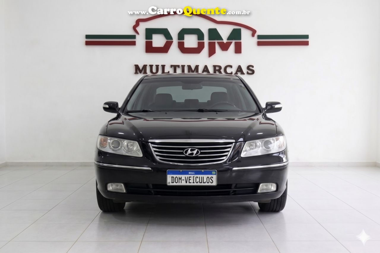 HYUNDAI   AZERA GLS 3.3 V6 24V 4P AUT.   PRETO 2009 3.3 GASOLINA - Loja