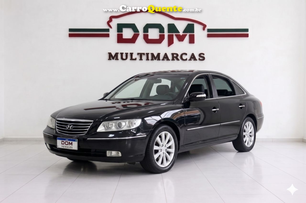 HYUNDAI   AZERA GLS 3.3 V6 24V 4P AUT.   PRETO 2009 3.3 GASOLINA - Loja