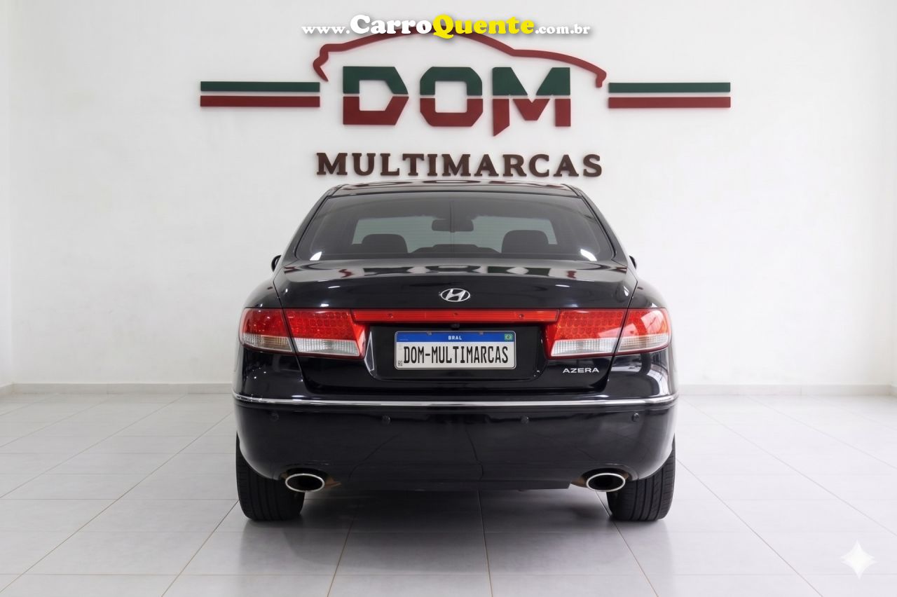 HYUNDAI   AZERA GLS 3.3 V6 24V 4P AUT.   PRETO 2009 3.3 GASOLINA - Loja