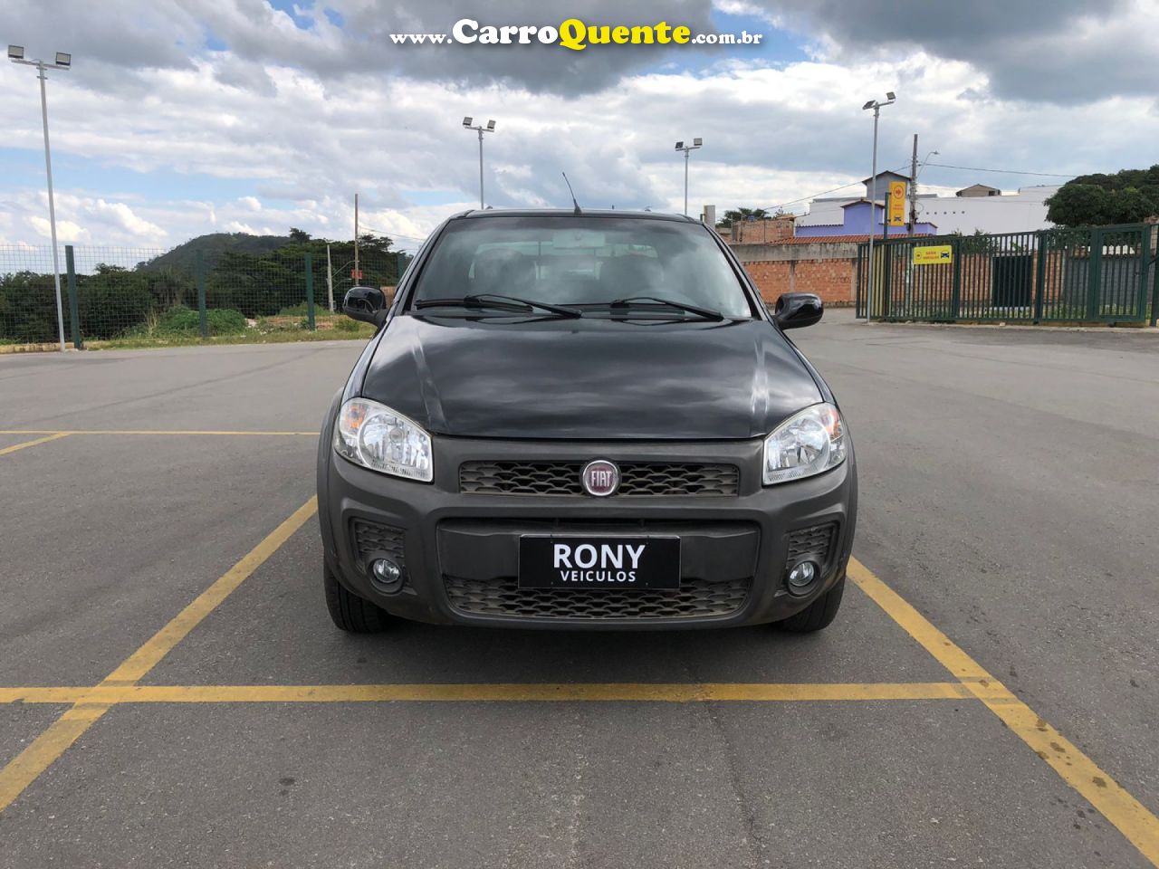 FIAT   STRADA WORKING HARD 1.4 FIRE FLEX 8V CD   PRETO 2018 1.4 FLEX - Loja