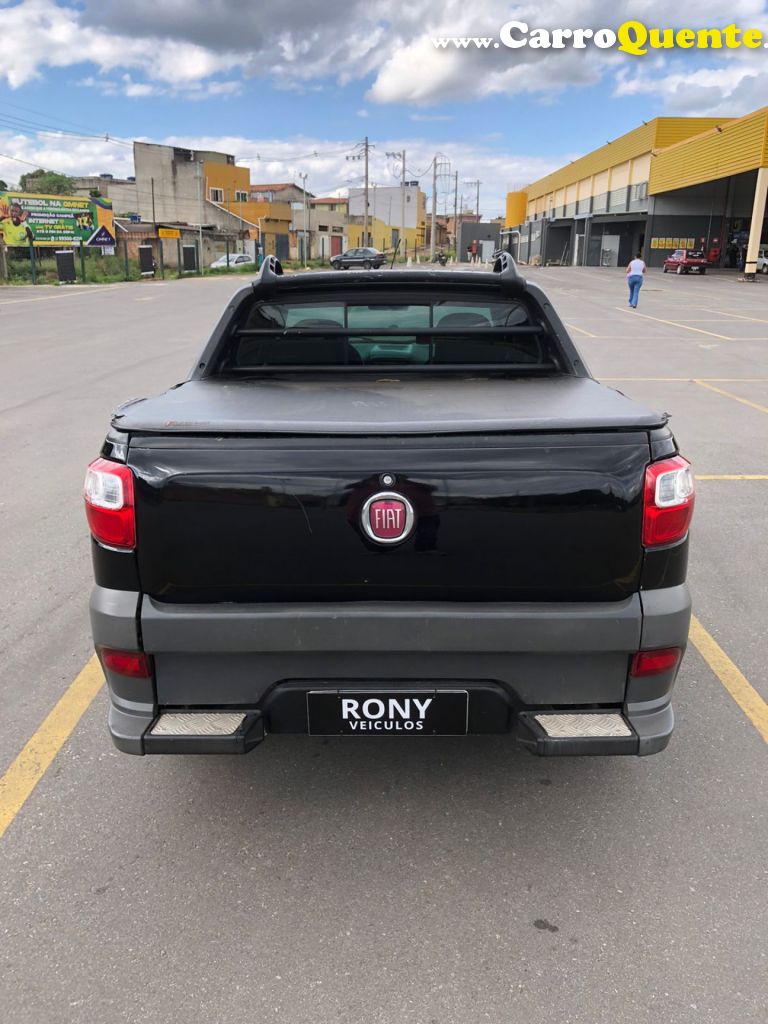 FIAT   STRADA WORKING HARD 1.4 FIRE FLEX 8V CD   PRETO 2018 1.4 FLEX - Loja