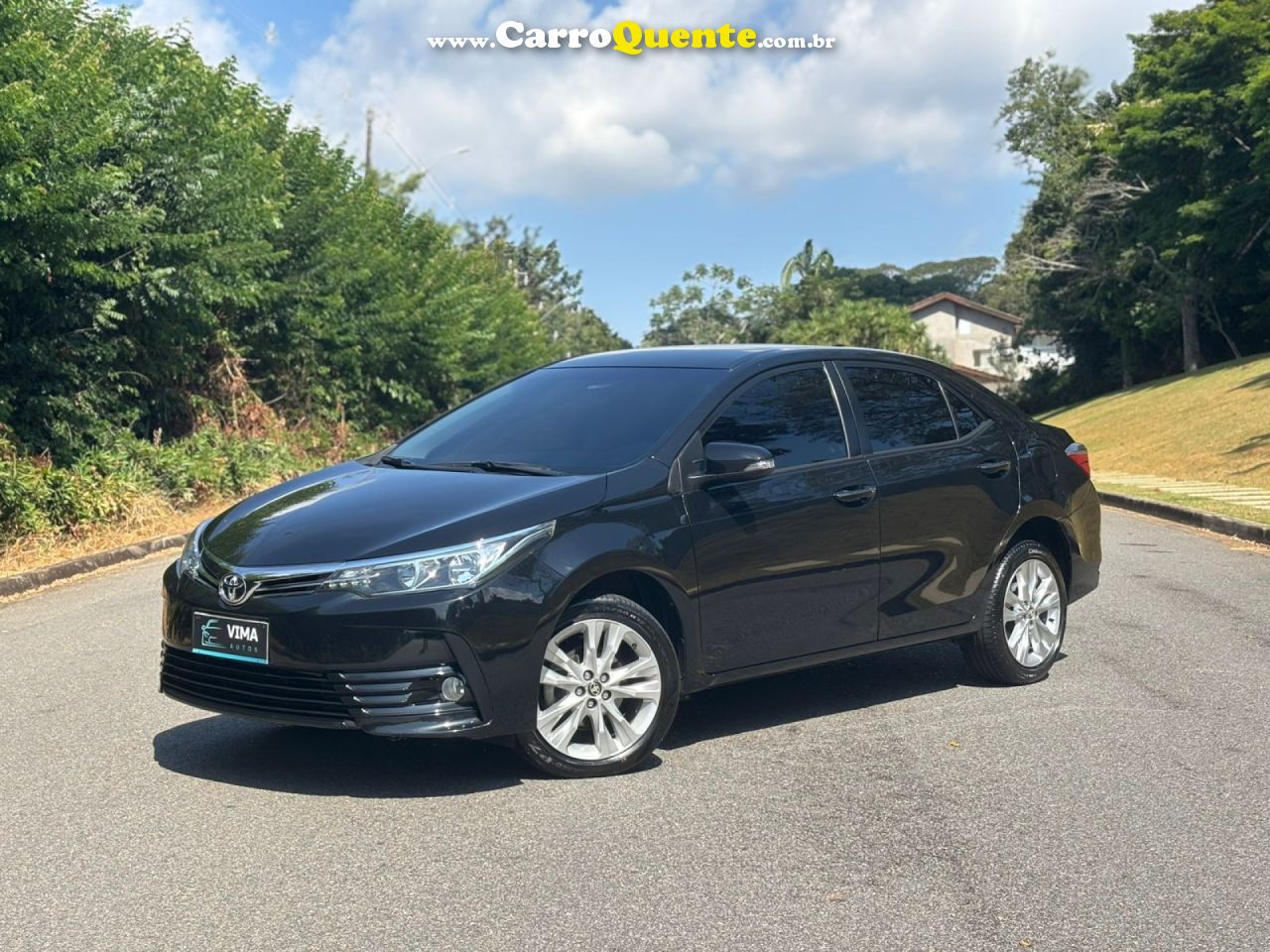 TOYOTA   COROLLA XEI 2.0 FLEX 16V AUT.   PRETO 2018 2.0 FLEX - Loja